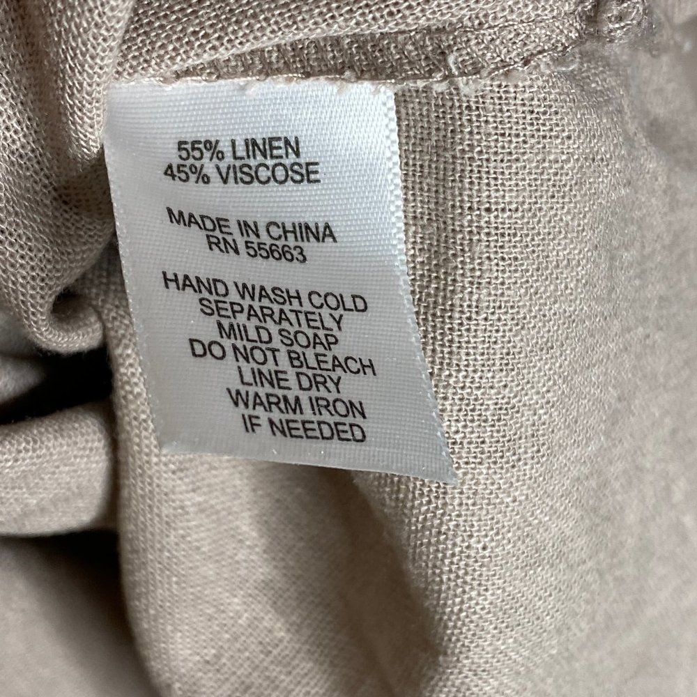 Sigrid Olsen Sleeveless Embroidered A-Line Linen … - image 8